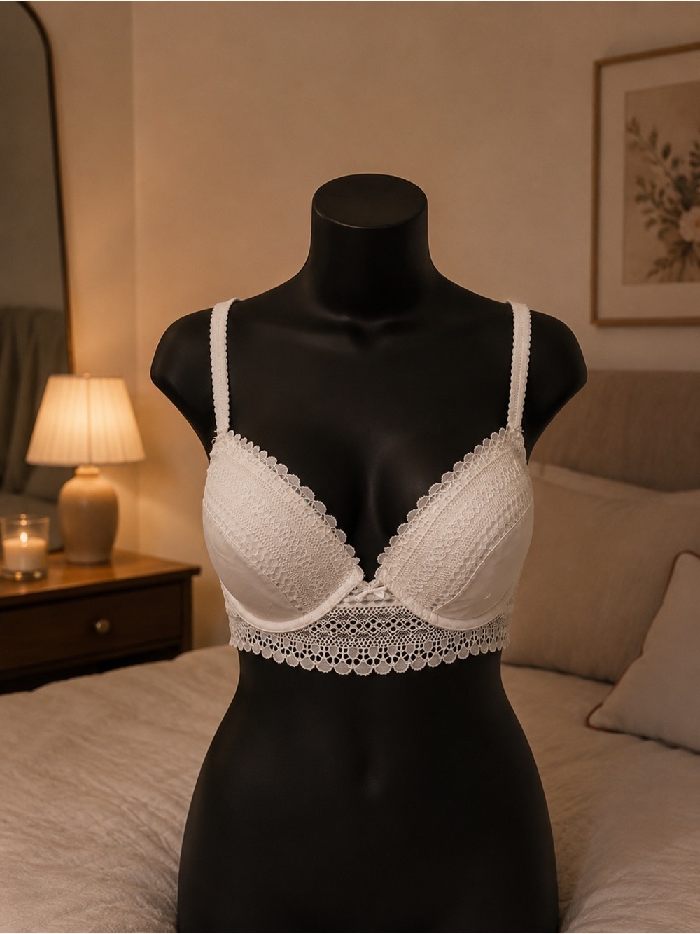 38E - N5 by ETAM - French lace bra